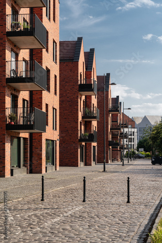Gdańsk, new and stylish brick architecture