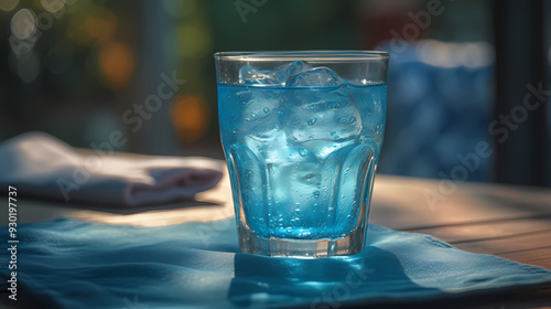 Refreshing Blue Drink