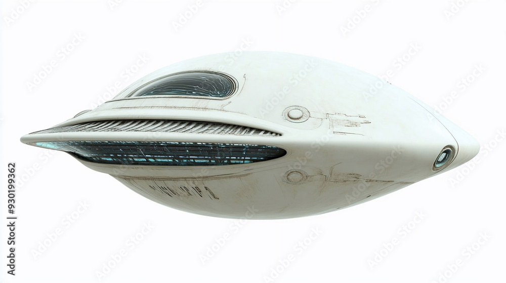 Abstract alien flying saucer Abstract alien flying saucer