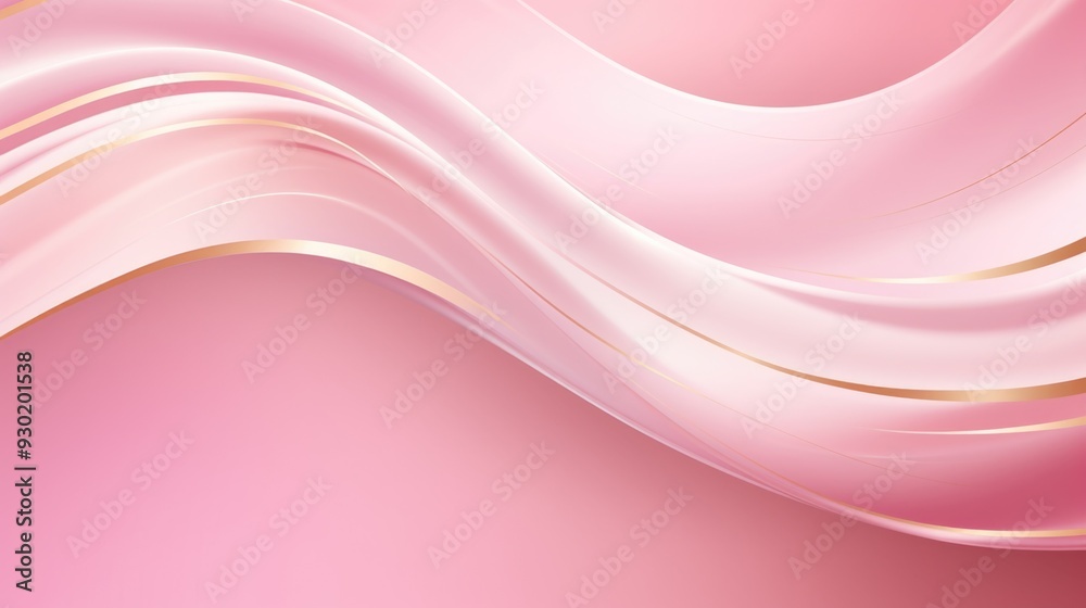 Free plain pink background with gold wave Free plain pink background with gold wave
