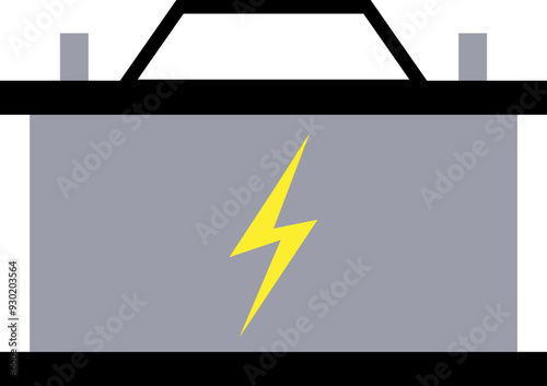 bettery power generation renewable eco enegry icon
