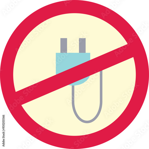 don't charg  pulg enegry icon