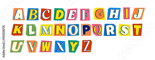 Alphabet Letter Cutout Set
