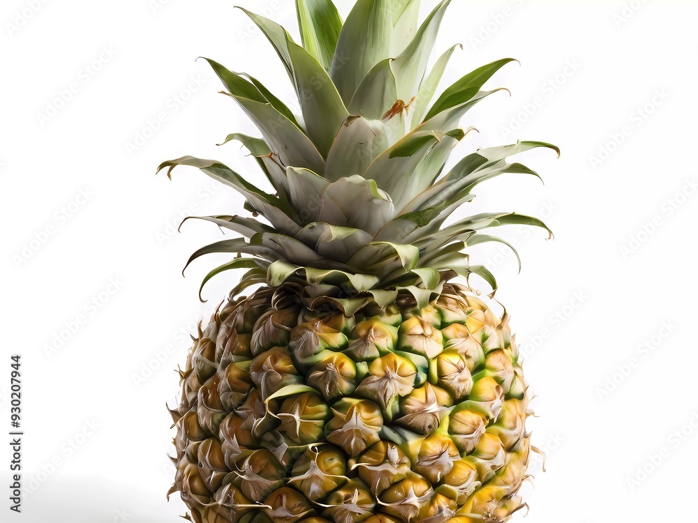 Fototapeta premium pineapple isolated on white