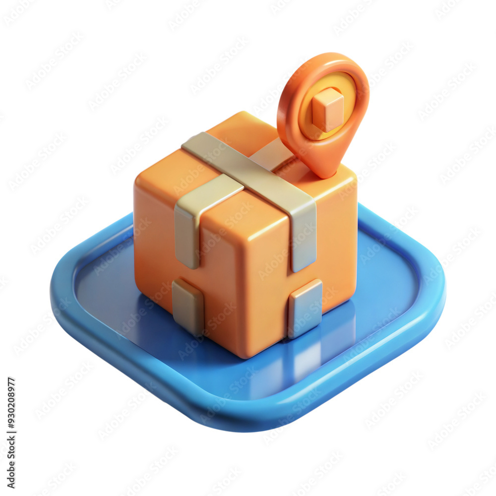 shipping tracking 3d illustration shipping tracking 3d illustration