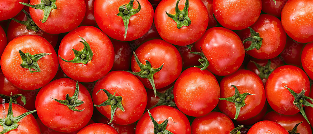 Fresh Tomatoes - Top View, Ripe Red Tomatoes, Organic Produce, Healthy Food Ingredient, Vibrant Tomato Cluster, Freshly Harvested Veggies, Natural Tomato Arrangement Fresh Tomatoes - Top View, Ripe Red Tomatoes, Organic Produce, Healthy Food Ingredient, Vibrant Tomato Cluster, Freshly Harvested Veggies, Natural Tomato Arrangement