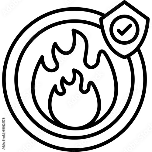 Fire Insurance Icon