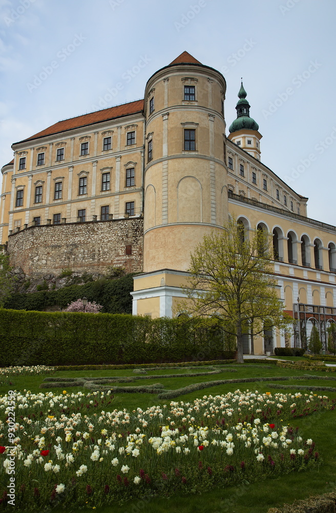 Fototapeta premium Castle of Mikulov,Moravia,Czech republic,Europe 