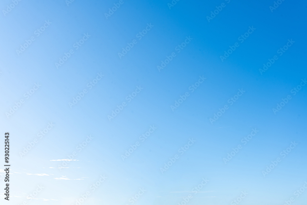 Bright and beautiful blue sky with fluffy white clouds Bright and beautiful blue sky with fluffy white clouds