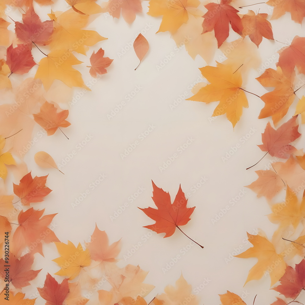 Obraz premium autumn leaves background
