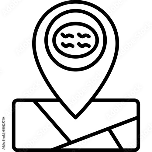 Free Download Lake Location Icon - GFXLoad