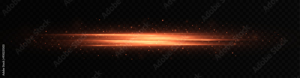 Exploding stars with scattered shining highlights. Glowing horizontal lens flares. Laser beams, horizontal light rays. Exploding stars with scattered shining highlights. Glowing horizontal lens flares. Laser beams, horizontal light rays.