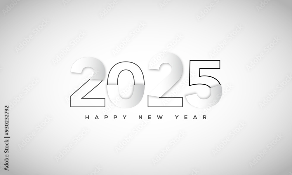 2025 Happy New Year Greeting Card 2025 Happy New Year Greeting Card