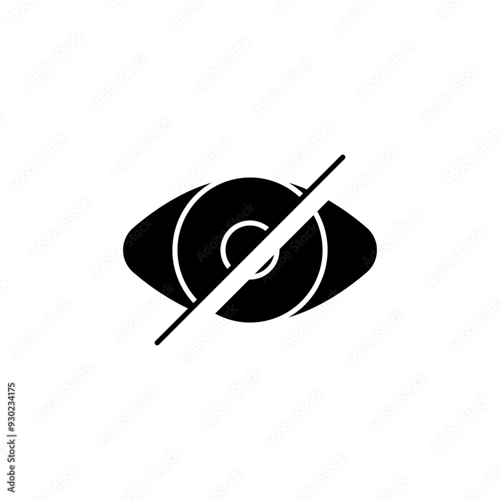 Minimalist Eye Icon Design - Simple Line Art Ocular Graphic for Vision Concepts, Observational Symbols in Modern Art Style Minimalist Eye Icon Design - Simple Line Art Ocular Graphic for Vision Concepts, Observational Symbols in Modern Art Style