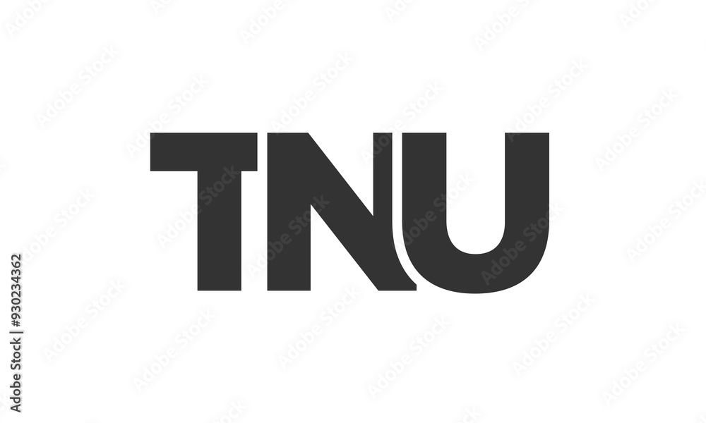 TNU logo design template with strong and modern bold text. Initial based vector logotype featuring simple and minimal typography. Trendy company identity. TNU logo design template with strong and modern bold text. Initial based vector logotype featuring simple and minimal typography. Trendy company identity.