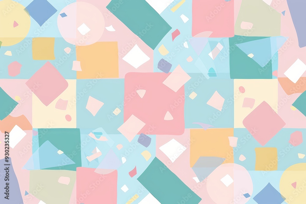Pastel geometric pattern Pastel geometric pattern