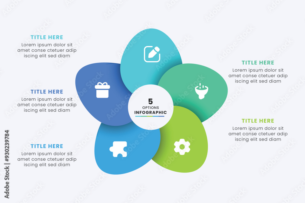 Business Circle chart infographic template design. Timeline concept with 5 steps. Can be used for presentations, workflow layout, diagram, banner, web design, Vector illustration. Business Circle chart infographic template design. Timeline concept with 5 steps. Can be used for presentations, workflow layout, diagram, banner, web design, Vector illustration.