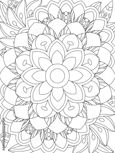 Flowers Coloring Book Pages Flowers Patterns