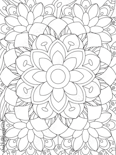 Flowers Coloring Book Pages Flowers Patterns
