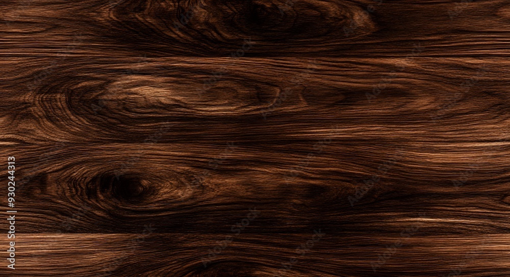 Fototapeta premium dark brown wood texture, seamless texture