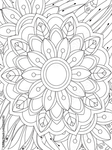 Flowers Coloring Book Pages Flowers Patterns