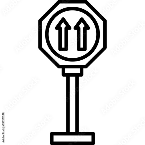 Road Sign Icon