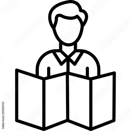 Map Reading Icon