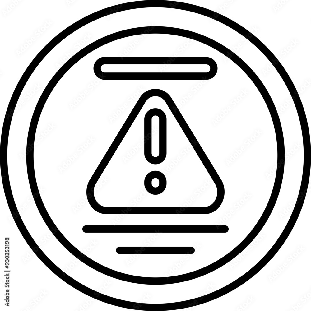 Hazard Sign Icon