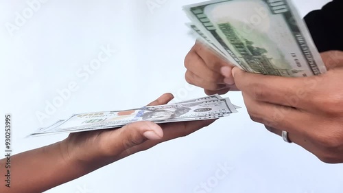 Money in the hands of the people