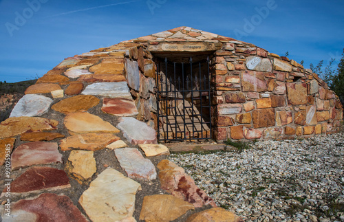 Entrance to Gideon Scheepers Memorial, situated near De Hoop, Uniondale district, Western Cape.