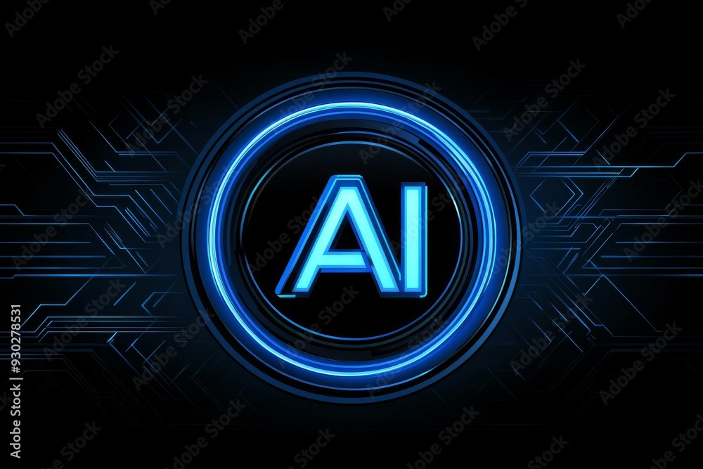 An stock logo with a blue background and large, bold lettering. The stock logo uses digital patterns and lines to mimic a stock image. An stock logo with a blue background and large, bold lettering. The stock logo uses digital patterns and lines to mimic a stock image.