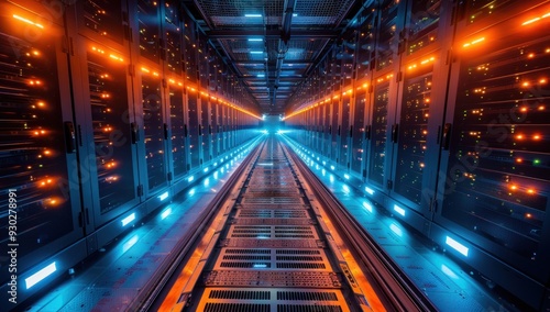 Server Room: A View of Data Storage and Processing