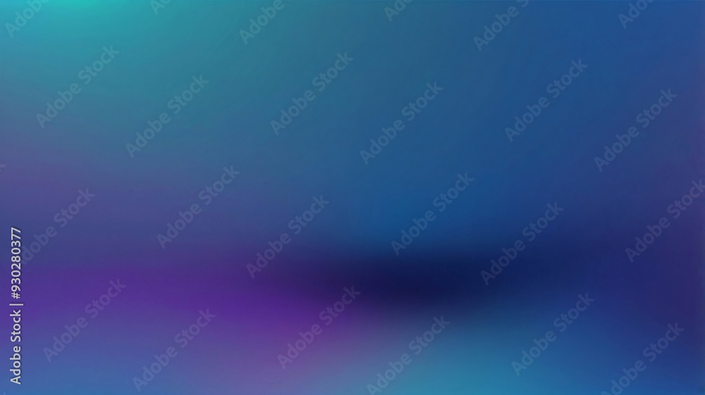 Obraz premium Calming Gradient Blend of Blue, Purple, and Teal on a Minimalist Background