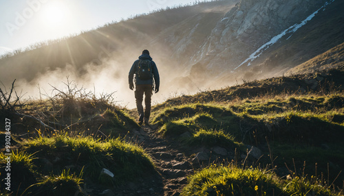 Meadow Secrets in Foggy Winter: The Seeker's Tour Enveloped in Landslide photo