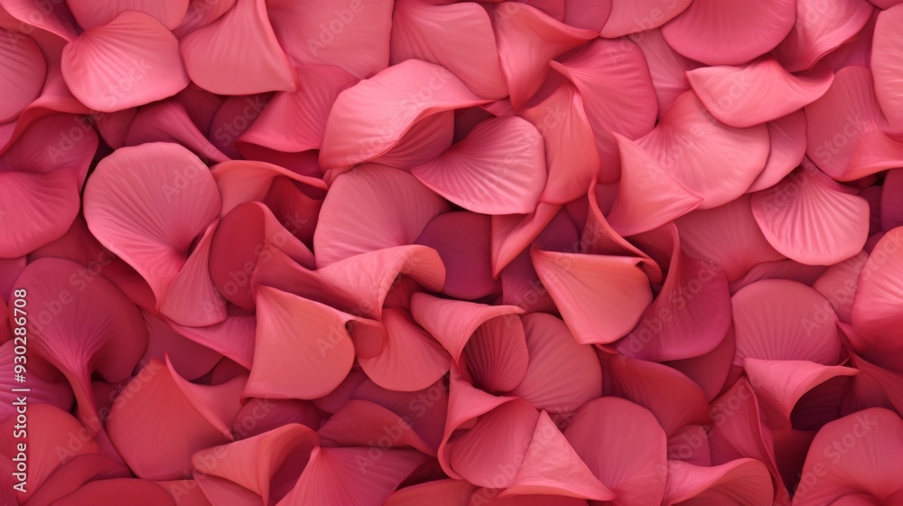Close up pink rose petals. Valentines day or Mothers day background. Neural network ai generated art