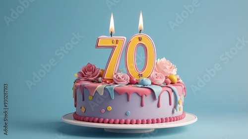 Geburtstagskuchen 70 Jahre
