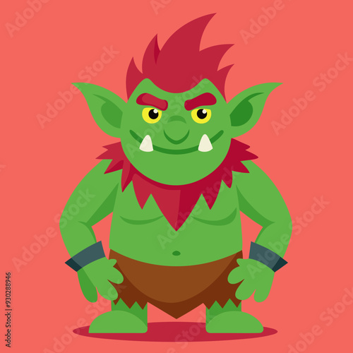 cartoon illustration of troll