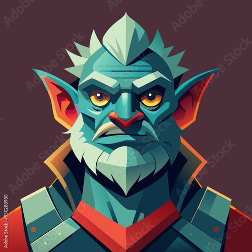 cartoon illustration of troll