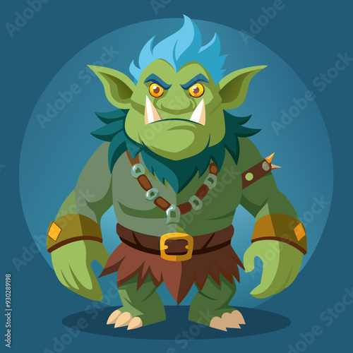 cartoon illustration of troll