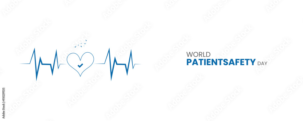 World Patient Safety Day, patient safety creative design, vector illustration. 3d design. 