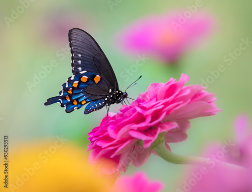 butterfly on flowers