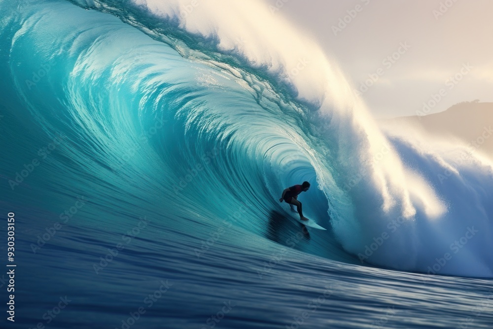 Fotografie Surfing ocean outdoors nature.