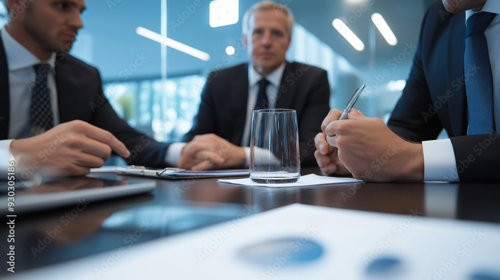 Business people video conferencing in conference room meeting Business people video conferencing in conference room meeting