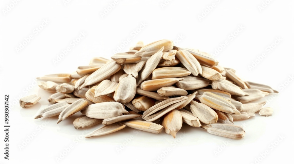 Pile sunflower seeds shelled, AI Generative Pile sunflower seeds shelled, AI Generative