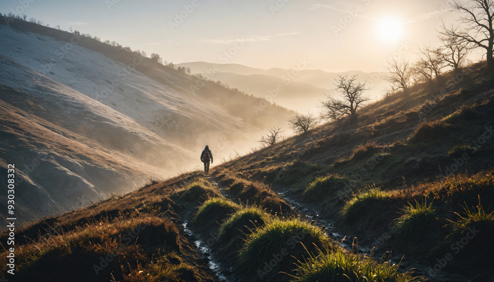 Meadow Mysteries in Foggy Winter: The Discoverer's Pilgrimage Immersed in Landslide