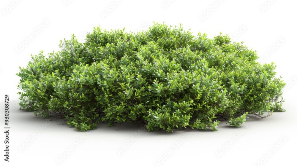 realistic bright branched green park bush, AI Generative realistic bright branched green park bush, AI Generative