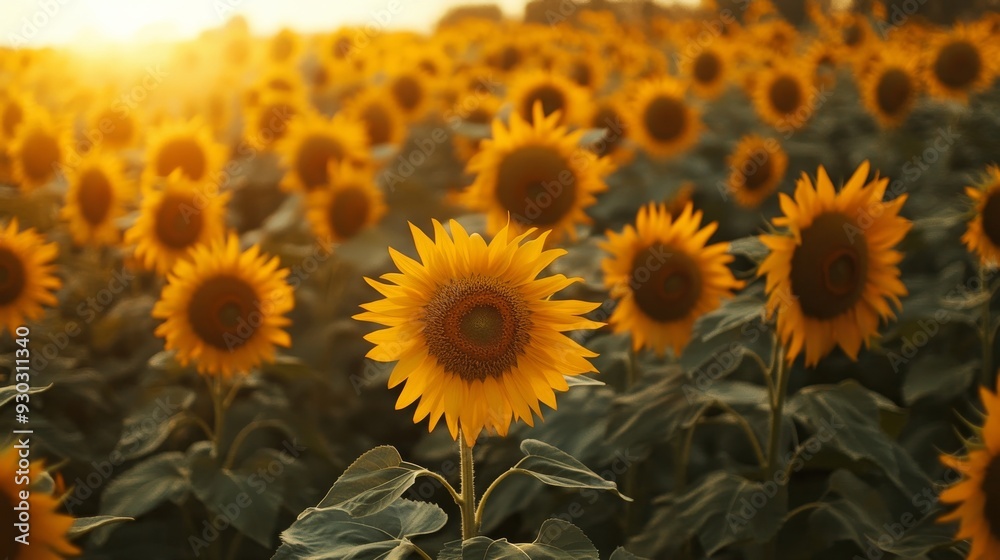 Sunflower haven ready for plucking.