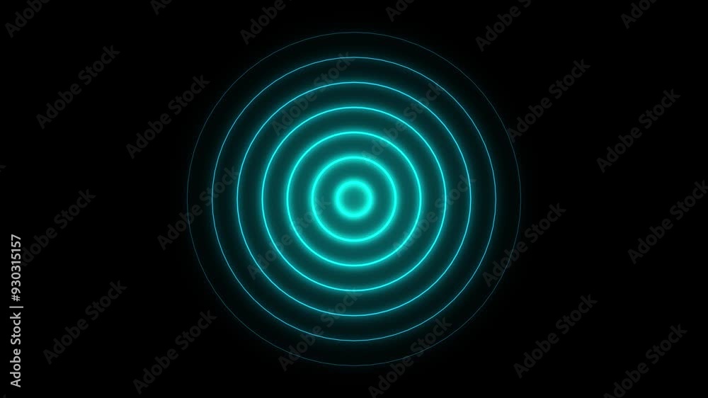 Expanding Radio Waves Signal Animation. Futuristic Heartbeat Pulse Signal Technology -4k stock video. Expanding Radio Waves Signal Animation. Futuristic Heartbeat Pulse Signal Technology -4k stock video.