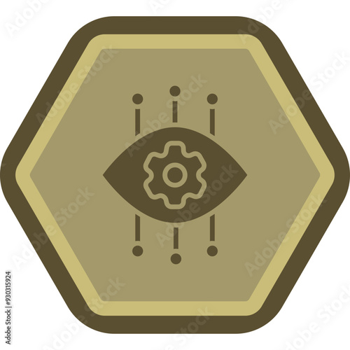 Surveillance Vector Icon Design