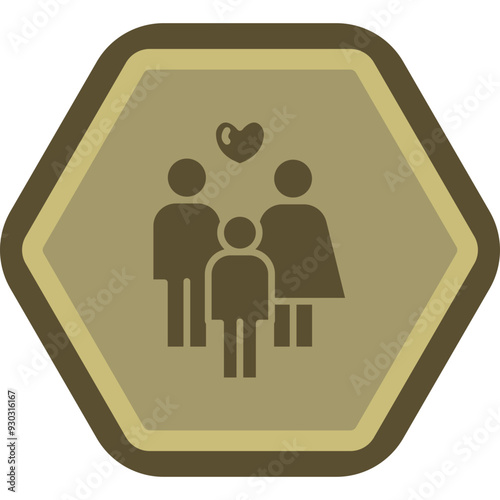 Family Vector Icon Design